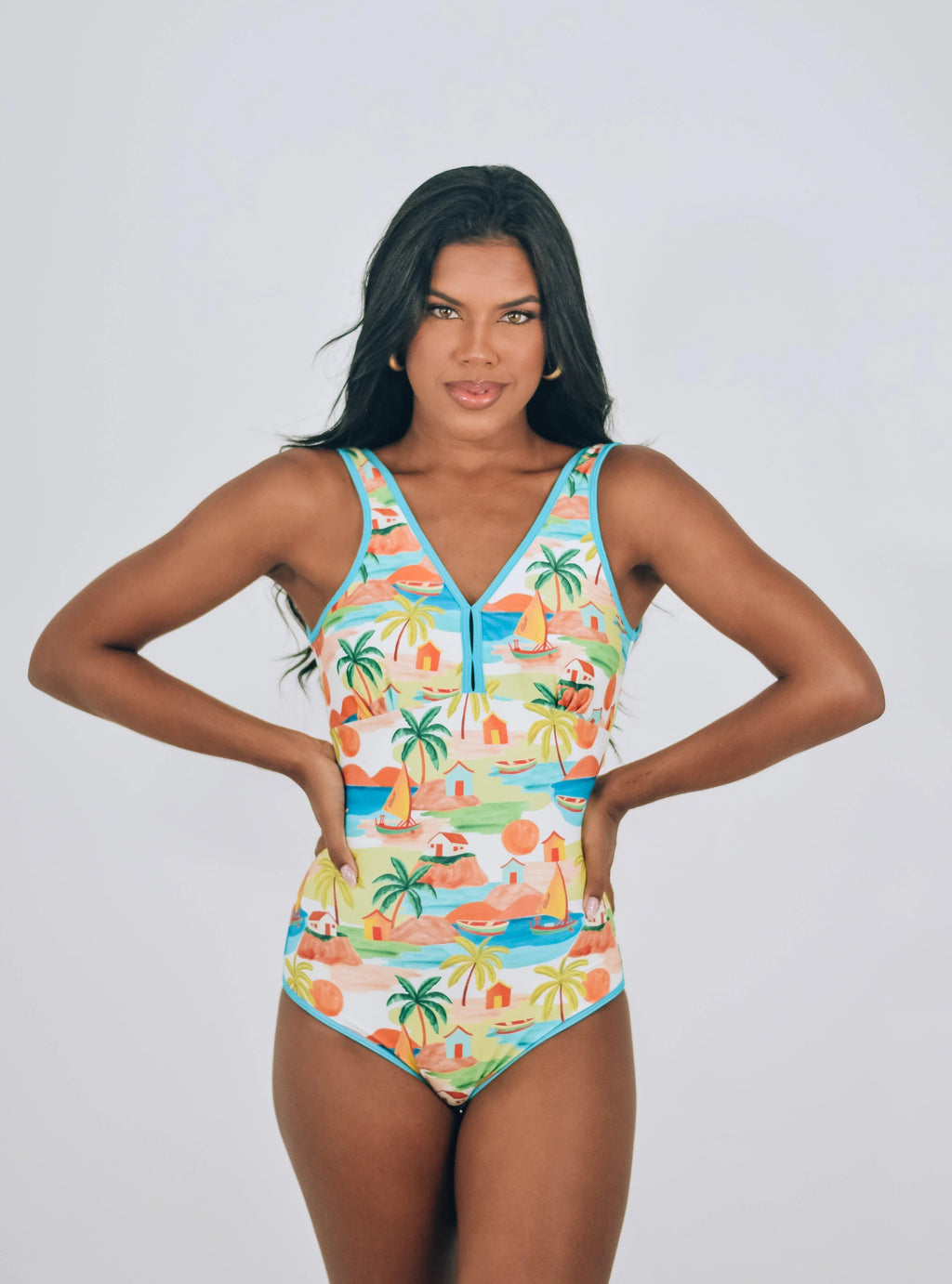 Maiô Dupla Face Uv Patacho