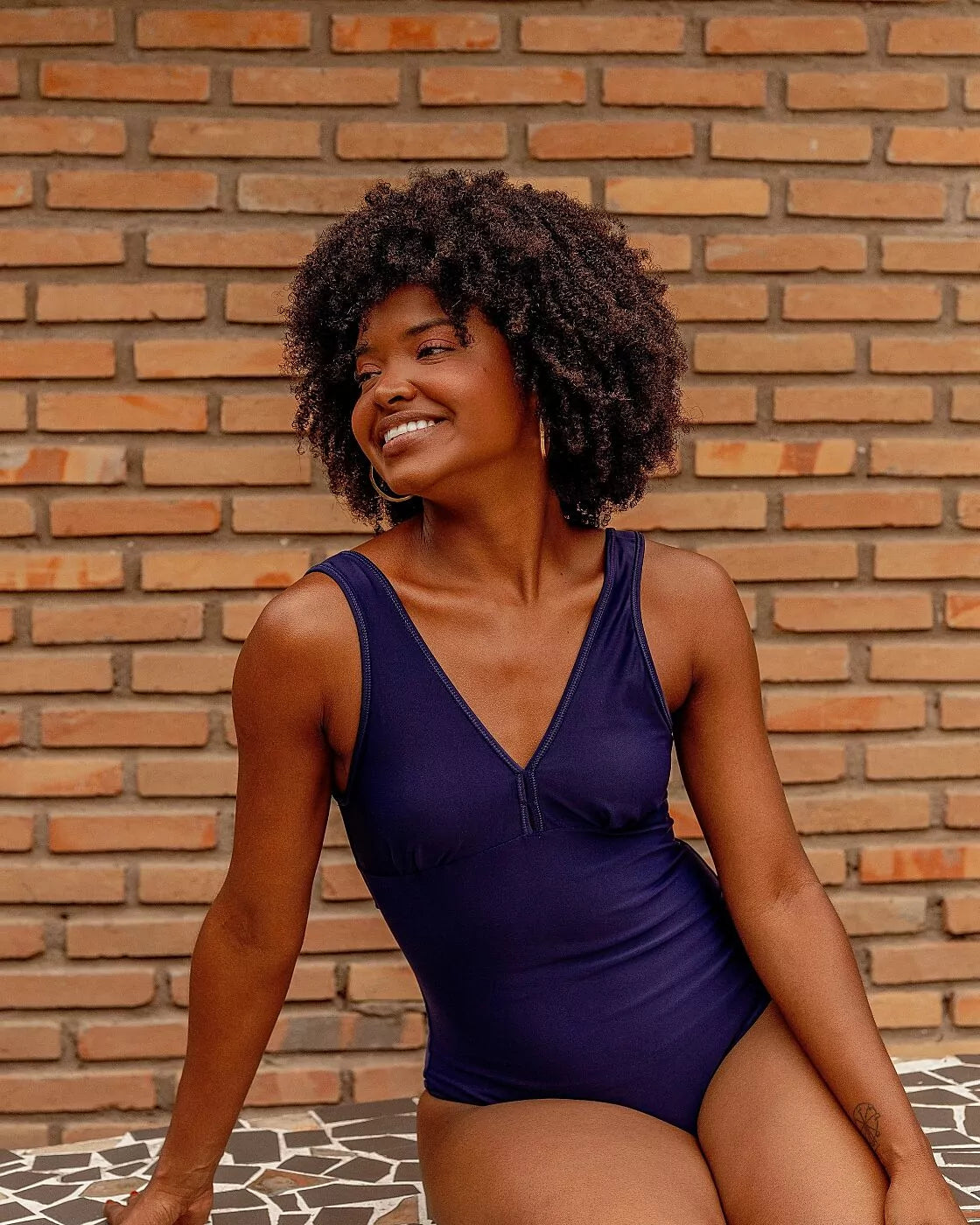 Maiô Dupla Face Uv Patacho