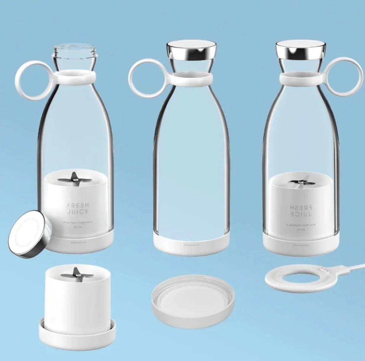 Mini Liquidificador Portátil Recarregável: