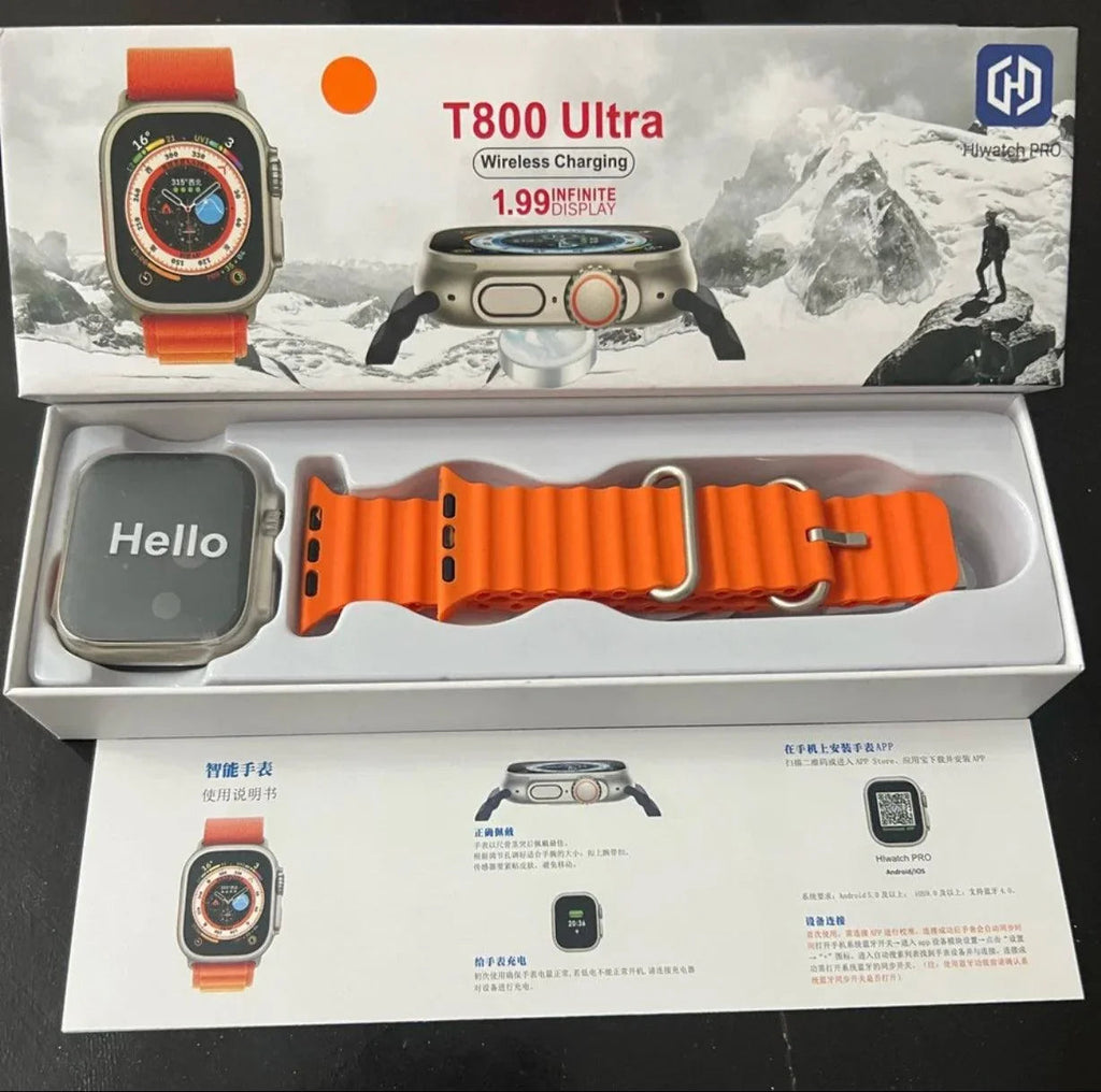 Relógio inteligente c800 ultra Polegada masculino feminino bluetooth chamada esporte fitness smartwatch para apple android telefone