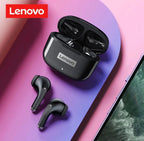 Lenovo lp40 pró fone de ouvido bluetooth 5.1 fones sem fio à prova d'água, ideal para esportes.