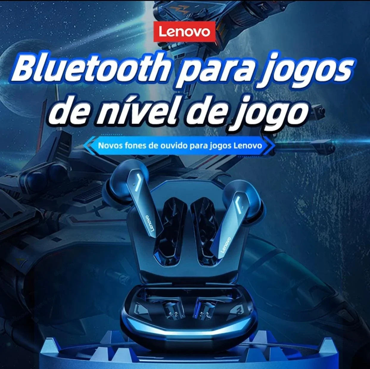 Fone Lenovo Thinkplus Live Pods Gm2 Pro Bluetooth Gamer 5.3