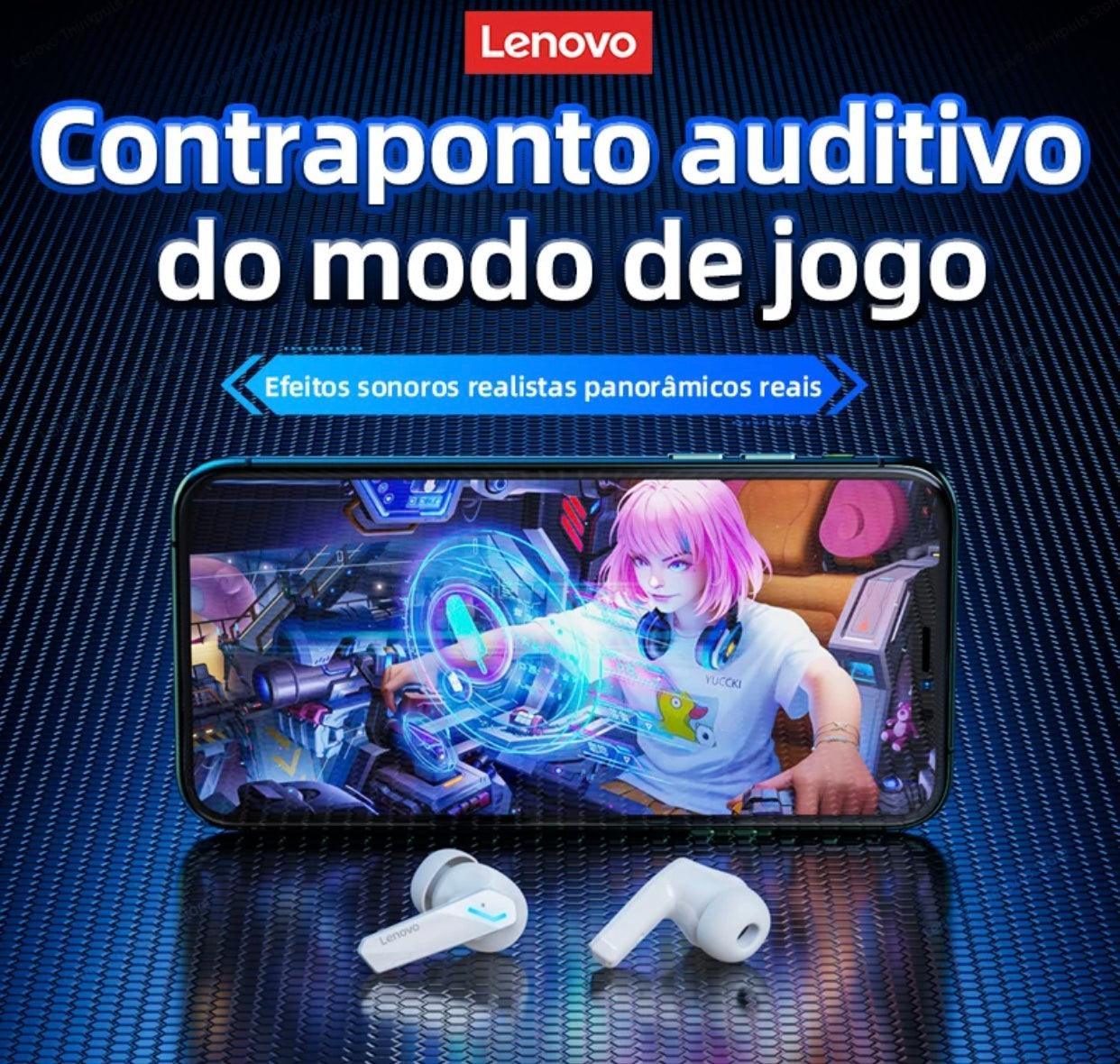 Fone Lenovo Thinkplus Live Pods Gm2 Pro Bluetooth Gamer 5.3